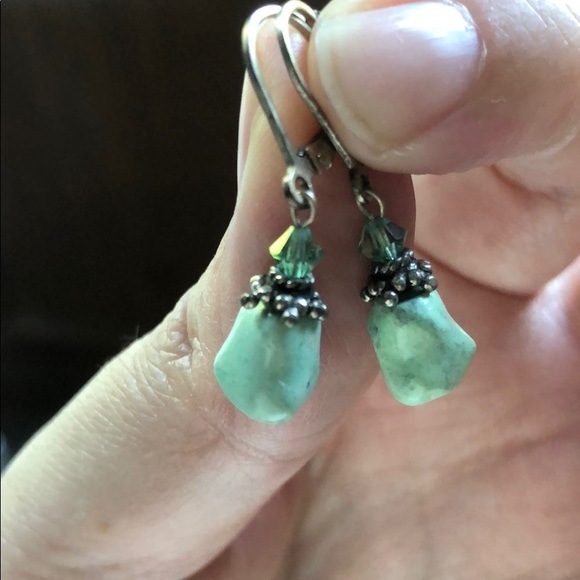 Marie Chavez Turquoise Drop Earrings - Picture 12 of 12